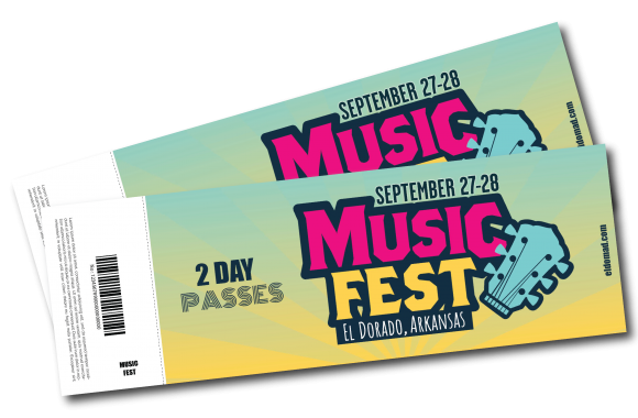 2 Day passes Musicfest