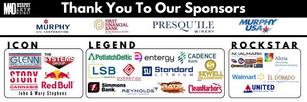 Thank you sponsors