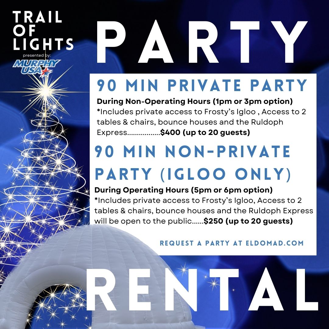 Party Rental Trail of Lights
